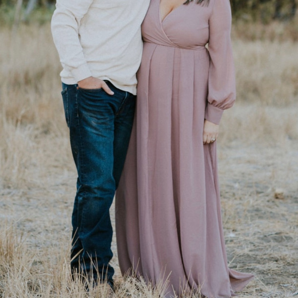 Maxi long sleeve dress